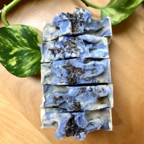 Lavender Oatmeal Handmade Soap - Picture 1 of 3